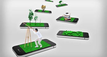 免费下载触摸屏手机广告设计PSD分层素材 千图网助力高效广告制作